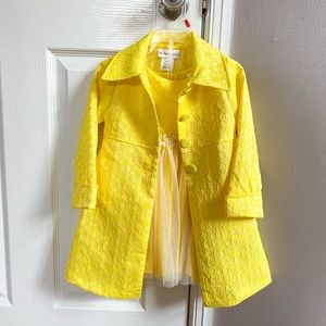Yellow Daisy Dress & Jacket